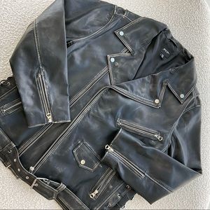 Leather jacket